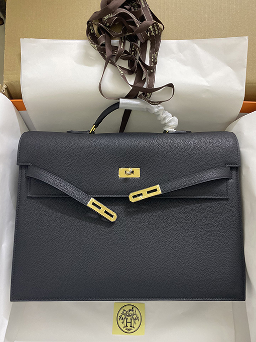 エルメス 38 cm To goレザー優れた品質のビジネスメンズバッグ