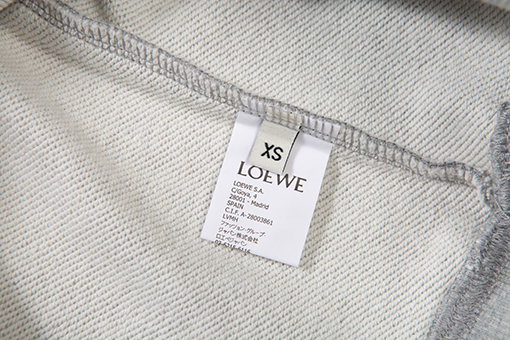 ロエベ 刺繍ロゴ ラウンドネック スウェットシャツ