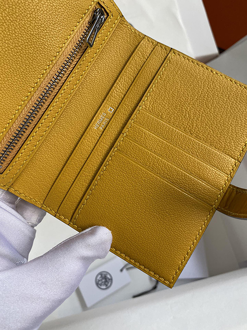 エルメス  1: 1クロコダイルレザーバーンHバックルショートクリップ 財布
