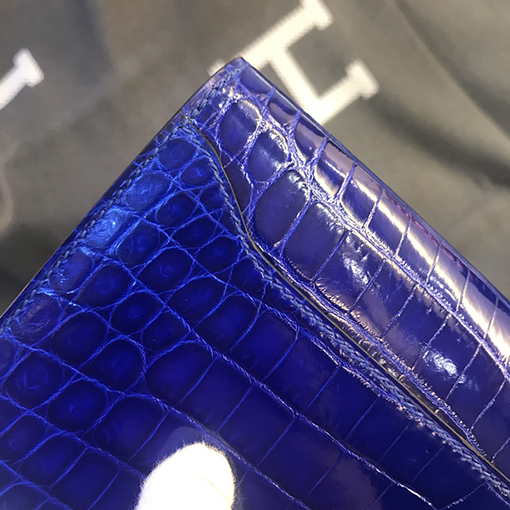 エルメス  1: 1アメリカワニの皮の長いクリップ 財布