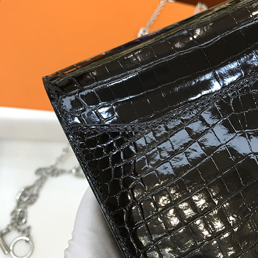 エルメス  1:1アメリカ製ワニ皮仕様のBurn Hクリップ財布