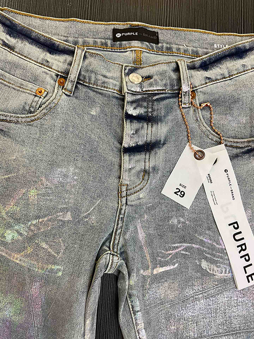 Purple jeans  デニムパンツメンズファッションの通販