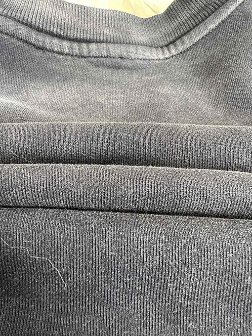 プラダウォッシングカラー  スウェット長袖 Tシャツ トップス
