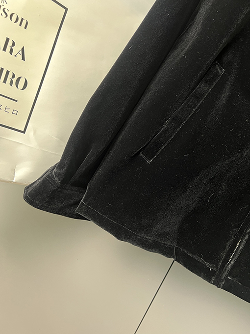 プラダ 秋冬の新しい襟のベルベットジャケット