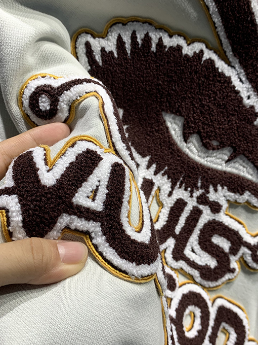 ルイヴィトン コットン 裏起毛刺繍クルーネックスウェット