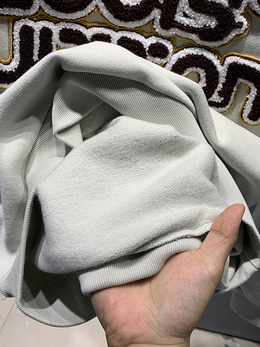 ルイヴィトン コットン 裏起毛刺繍クルーネックスウェット