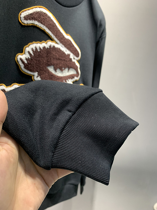 ルイヴィトン コットン 裏起毛刺繍クルーネックスウェット