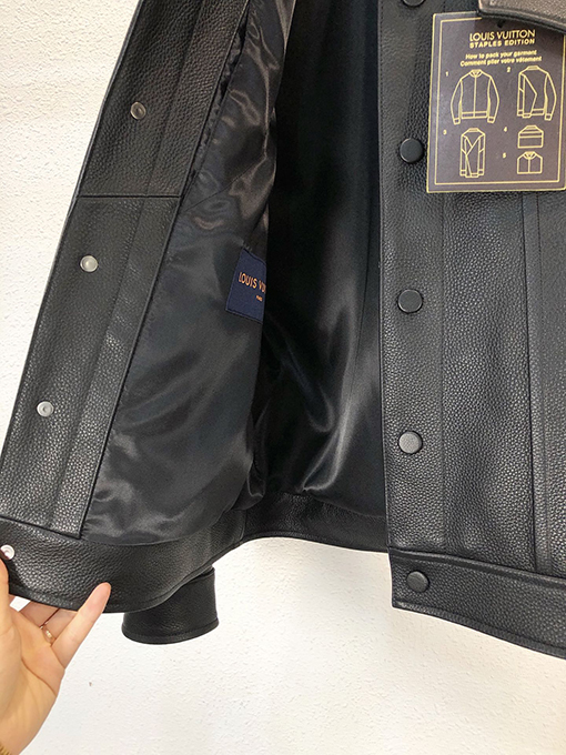ヴィトン メンズ用高品質カウレザージャケット