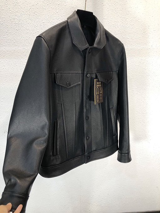 ヴィトン メンズ用高品質カウレザージャケット
