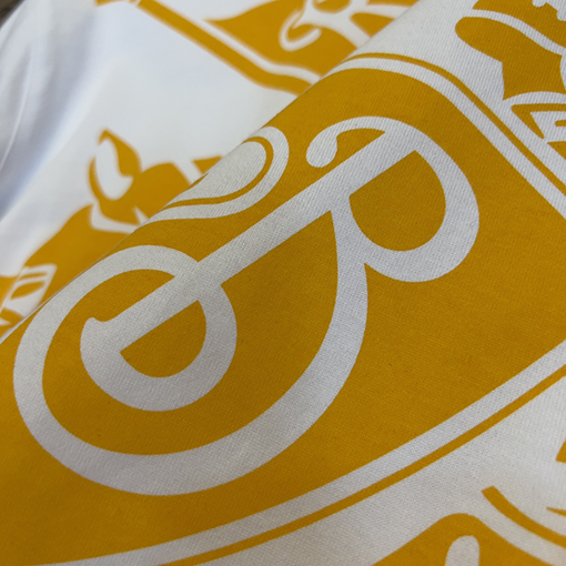 バーバリー コットン プリントコットン長袖Tシャツ