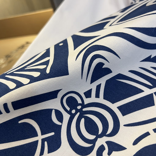 バーバリー コットン プリントコットン長袖Tシャツ