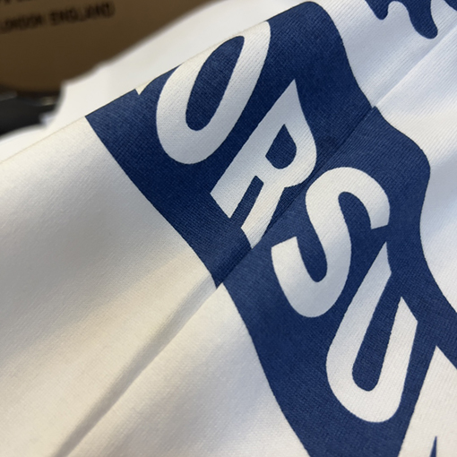 バーバリー コットン プリントコットン長袖Tシャツ
