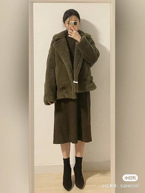 レディース ✦ マックスマーラ テディベア アイコンコート ショート·スタイル  CRISTIN