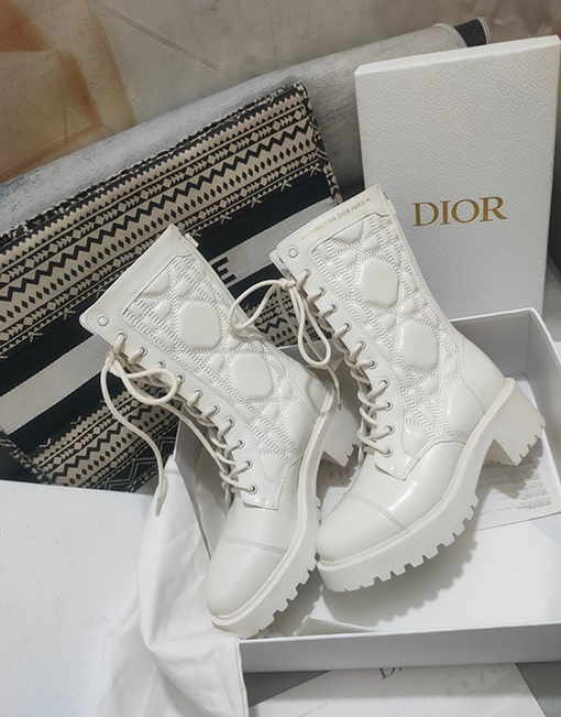 レディース ショートブーツの 通販 CHRISTIAN DIOR PARIS ロゴ