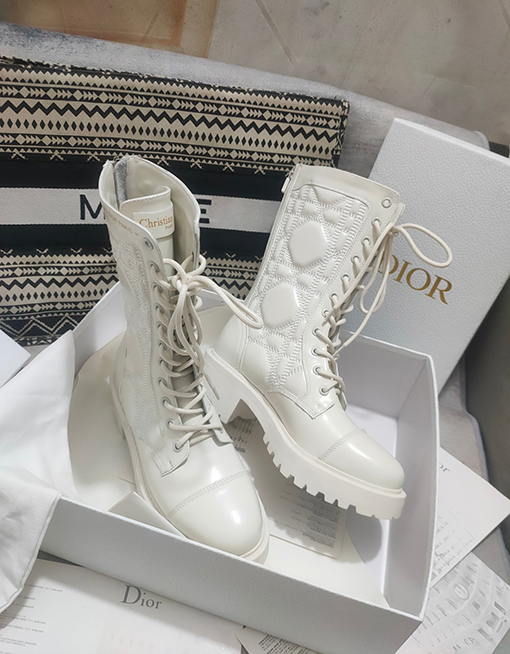 レディース ショートブーツの 通販 CHRISTIAN DIOR PARIS ロゴ