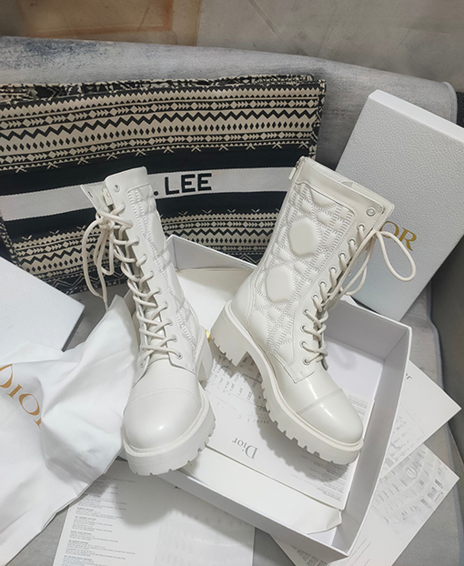レディース ショートブーツの 通販 CHRISTIAN DIOR PARIS ロゴ