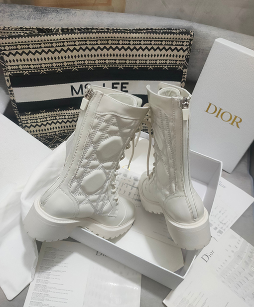 レディース ショートブーツの 通販 CHRISTIAN DIOR PARIS ロゴ