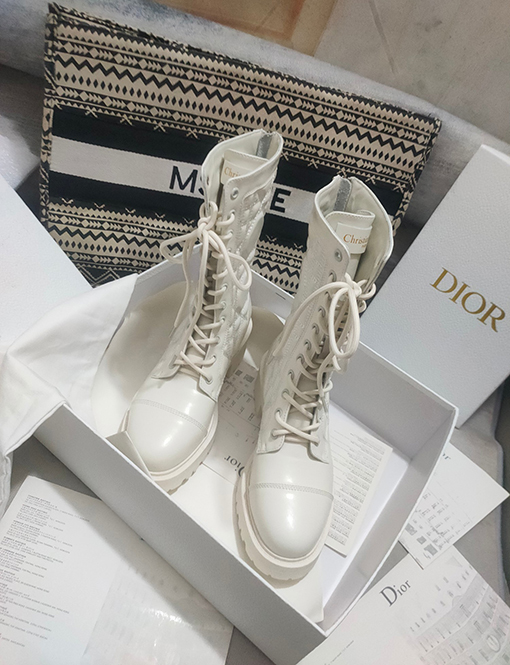 レディース ショートブーツの 通販 CHRISTIAN DIOR PARIS ロゴ