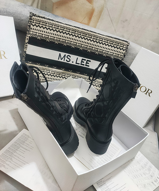 レディース ショートブーツの 通販 CHRISTIAN DIOR PARIS ロゴ