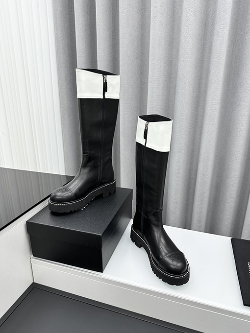 レディース✦ シャネルコピー  ロングブーツ    本革