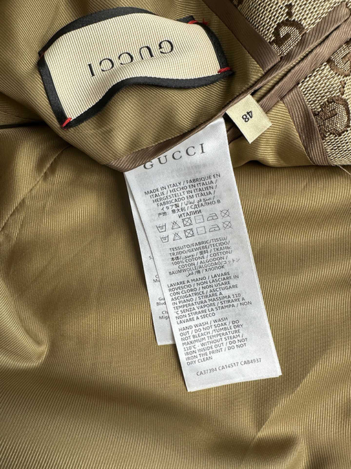 グッチ ダブルGバックルスーツジャケット