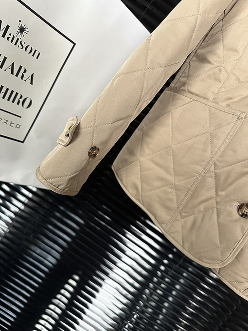 バーバリー  通勤ダイヤモンドチェックコットン ジャケット