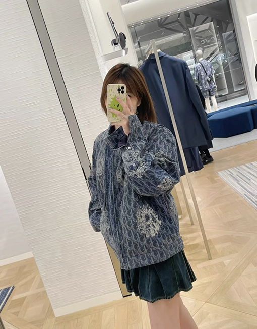 ディオール フルプリント アルファベットデニムジャケット