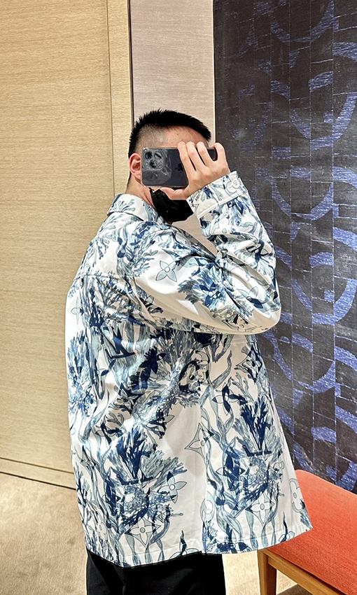 ルイヴィトン プリントコットンシャツ