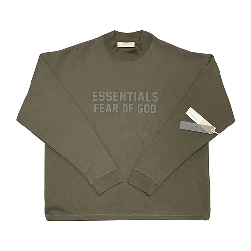 フィアオブゴッド エッセンシャルズ  裏起毛 スウェットTシャツ   オーバーサイズ