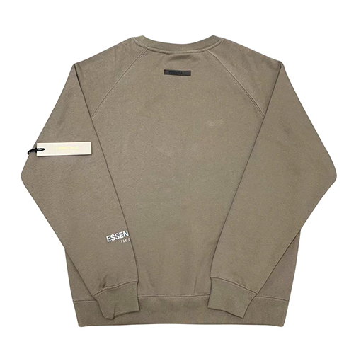 フィアオブゴッド エッセンシャルズ 胸元小さなロゴ3Mロゴ 裏起毛 スウェットTシャツ