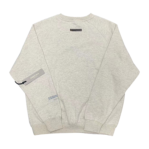 フィアオブゴッド エッセンシャルズ 胸元小さなロゴ3Mロゴ 裏起毛 スウェットTシャツ