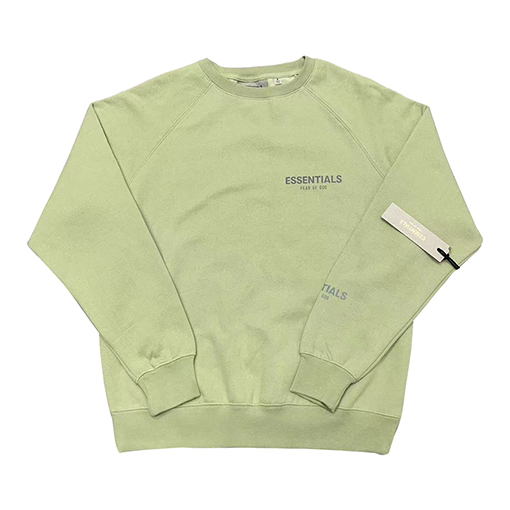 フィアオブゴッド エッセンシャルズ 胸元小さなロゴ3Mロゴ 裏起毛 スウェットTシャツ