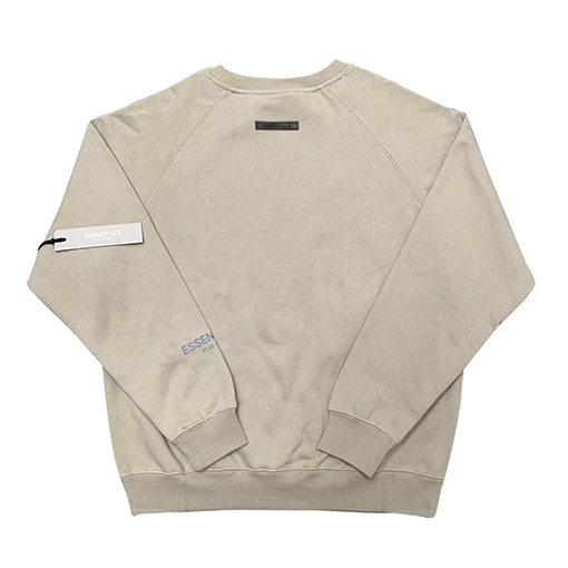 フィアオブゴッド エッセンシャルズ 胸元小さなロゴ3Mロゴ 裏起毛 スウェットTシャツ