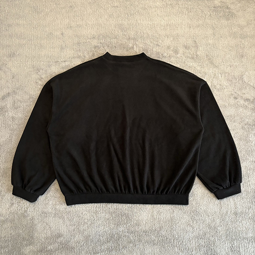 バレンシアガ 刺繍フリース スウェットTシャツ