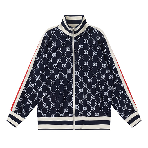 グッチ フルロゴ クラシックジップアップ ジャケット アウター