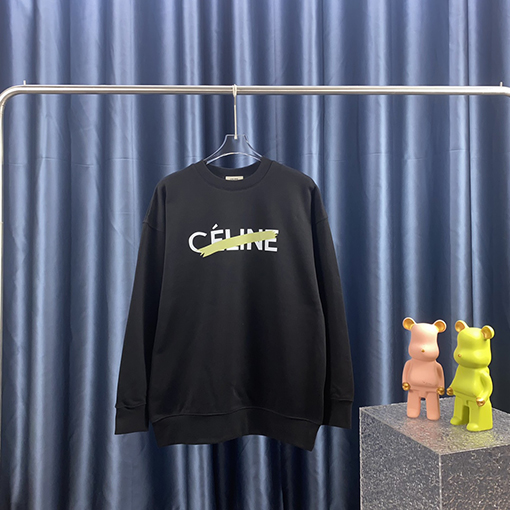 セリーヌ プリントスウェットシャツ