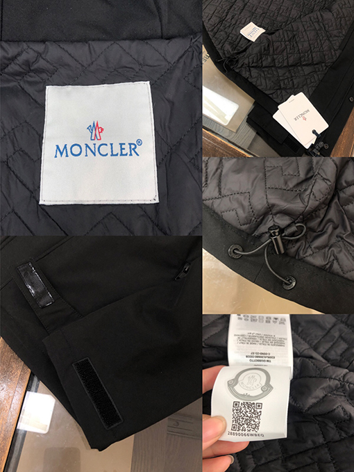 モンクレール フード付きコットンジャケット冬服