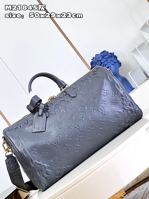 ルイヴィトン 牛革Keepall Bandoulière 50トラベルバッグM21845