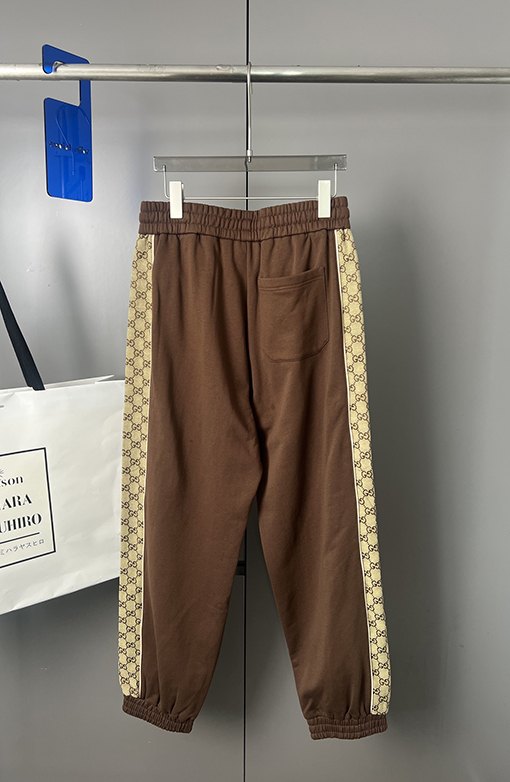 グッチ ステッチカジュアルスポーツパンツ
