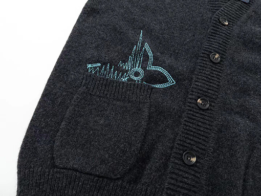 ルイヴィトン 新作FREQUENCYウール刺繍カーディガン