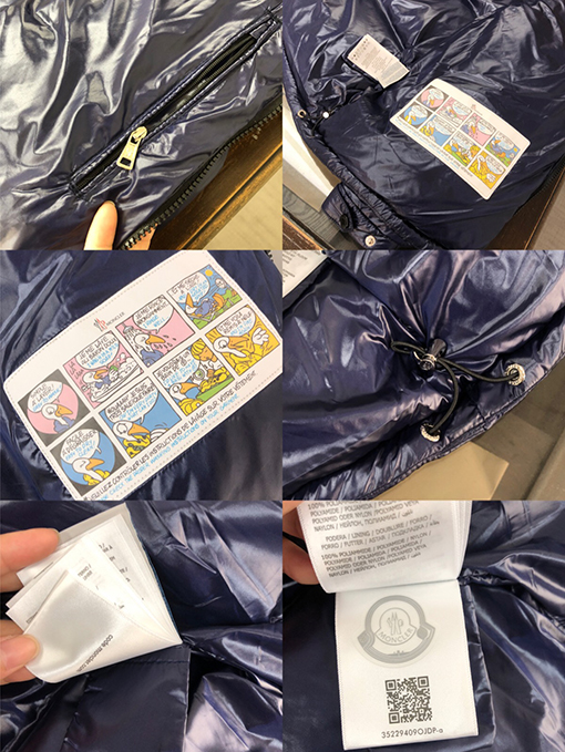モンクレール 防風ゴムメンズ ダウン ジャケット
