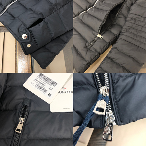 モンクレール  シンプルなスタンドカラー軽量 ダウン ジャケット