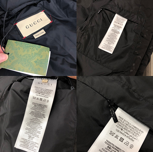 グッチ フルプリント ファッション ダウン ジャケット