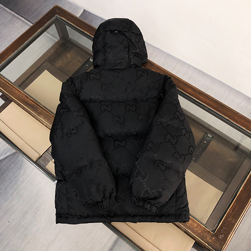 グッチ フルプリント ファッション ダウン ジャケット
