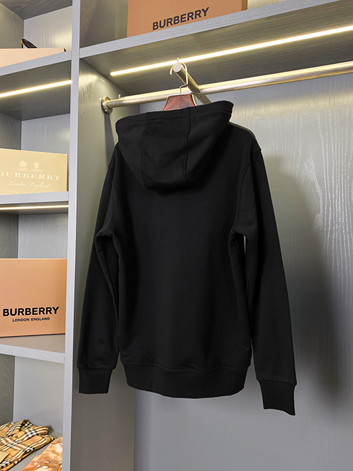 バーバリー バッジ刺繍コットンスポーツパーカー