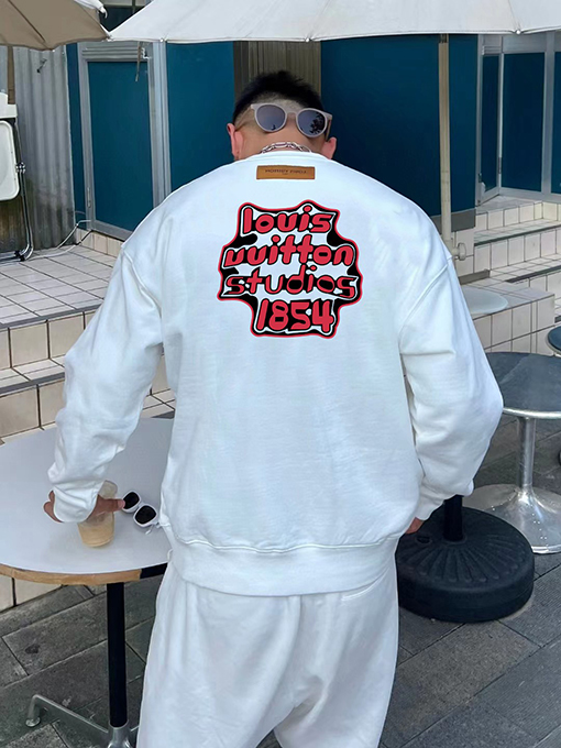 ルイヴィトン ファッションプリントクルーネックスウェット