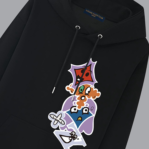 ルイヴィトン   新しいクラフトフード付きパーカー