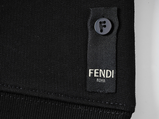 フェンディ ジャカードジッパークルーネックスウェット