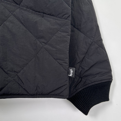 ステューシー バルキッド LINER JACKET スタイリッシュな8ビリヤードデザイン中綿 ジャケット