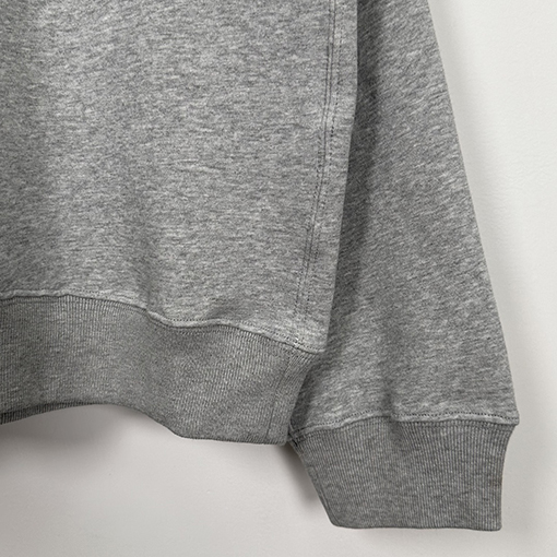 ステューシー x コラボ！ブクル刺繍ロゴ裏起毛スウェット長袖 Tシャツ